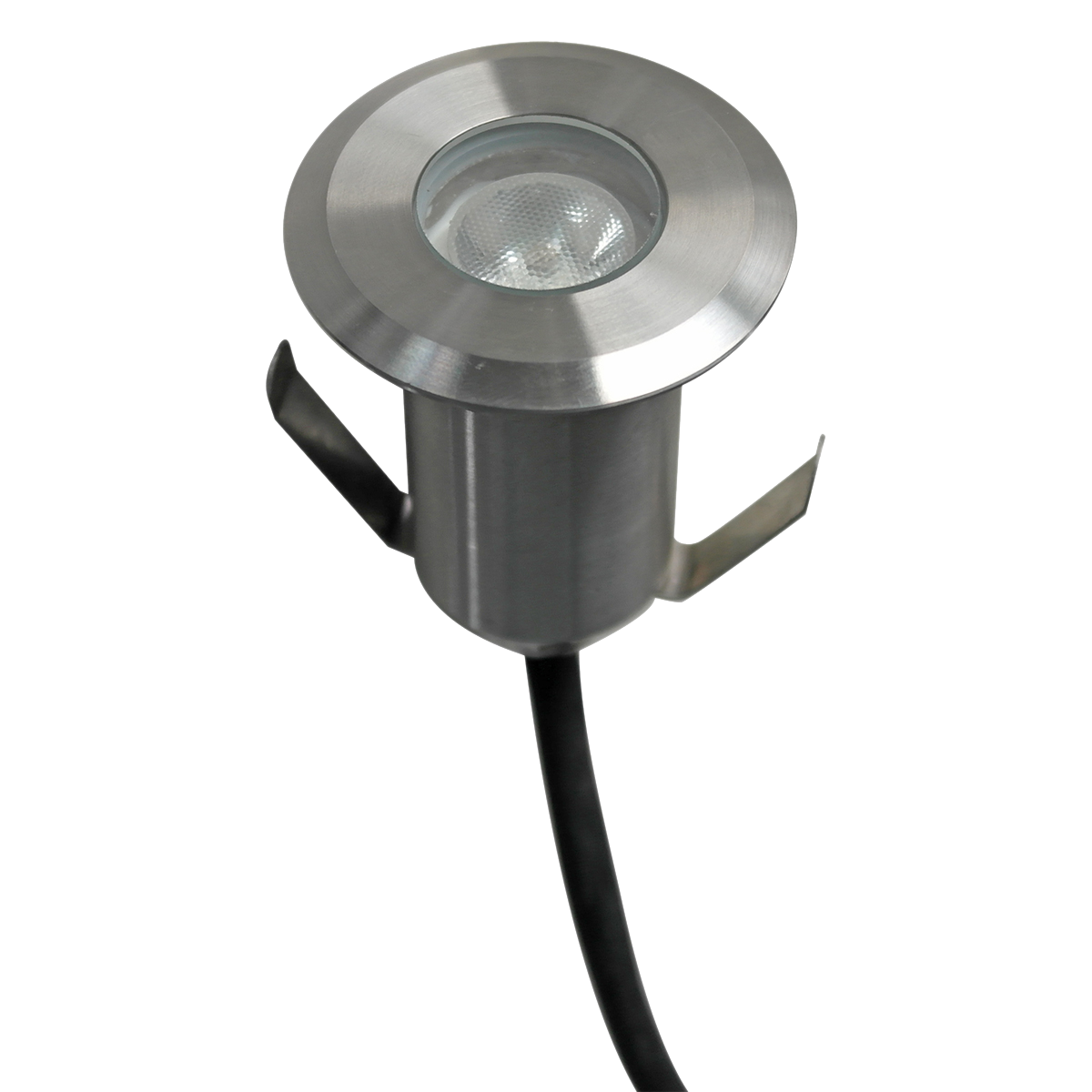 LED Inground Glow 12VDC 3W 3000K IP67 IK08 One Way Stainless Steel