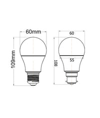 Thumbnail for GLS LED Dimmable Globes Frosted Diffuser (10W)