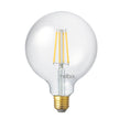 E27 G125 8w LED GLOBE CLEAR DIM