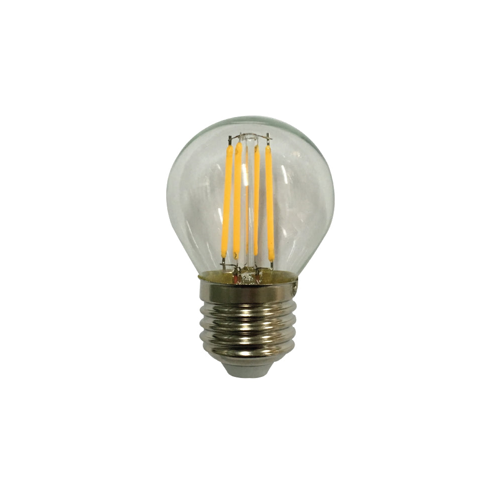 Fancy Round G45 4W E27 Clear Dimmable LED Globe