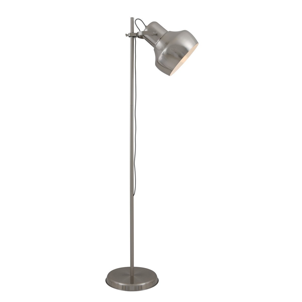 Grande 1 Light Floor Lamp in Nickel