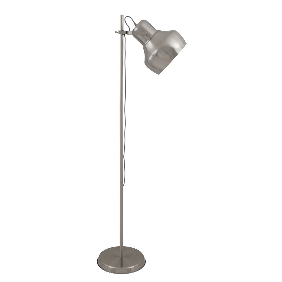 Grande 1 Light Floor Lamp in Nickel