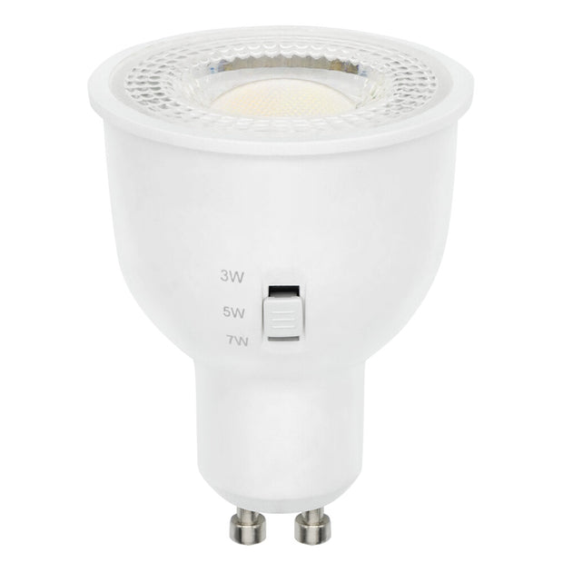 GU10 Lamp 240V 7/5/3W - 3/4/6K 60Degrees Dimmable