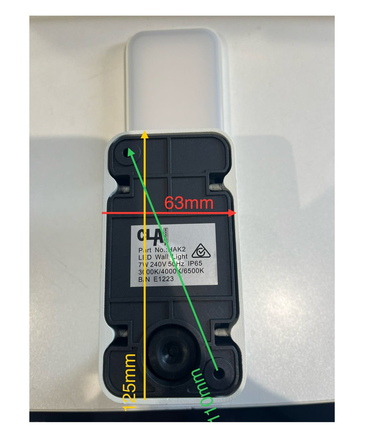 HAK: LED Tri-CCT Exterior Hook Wall Lights IP65