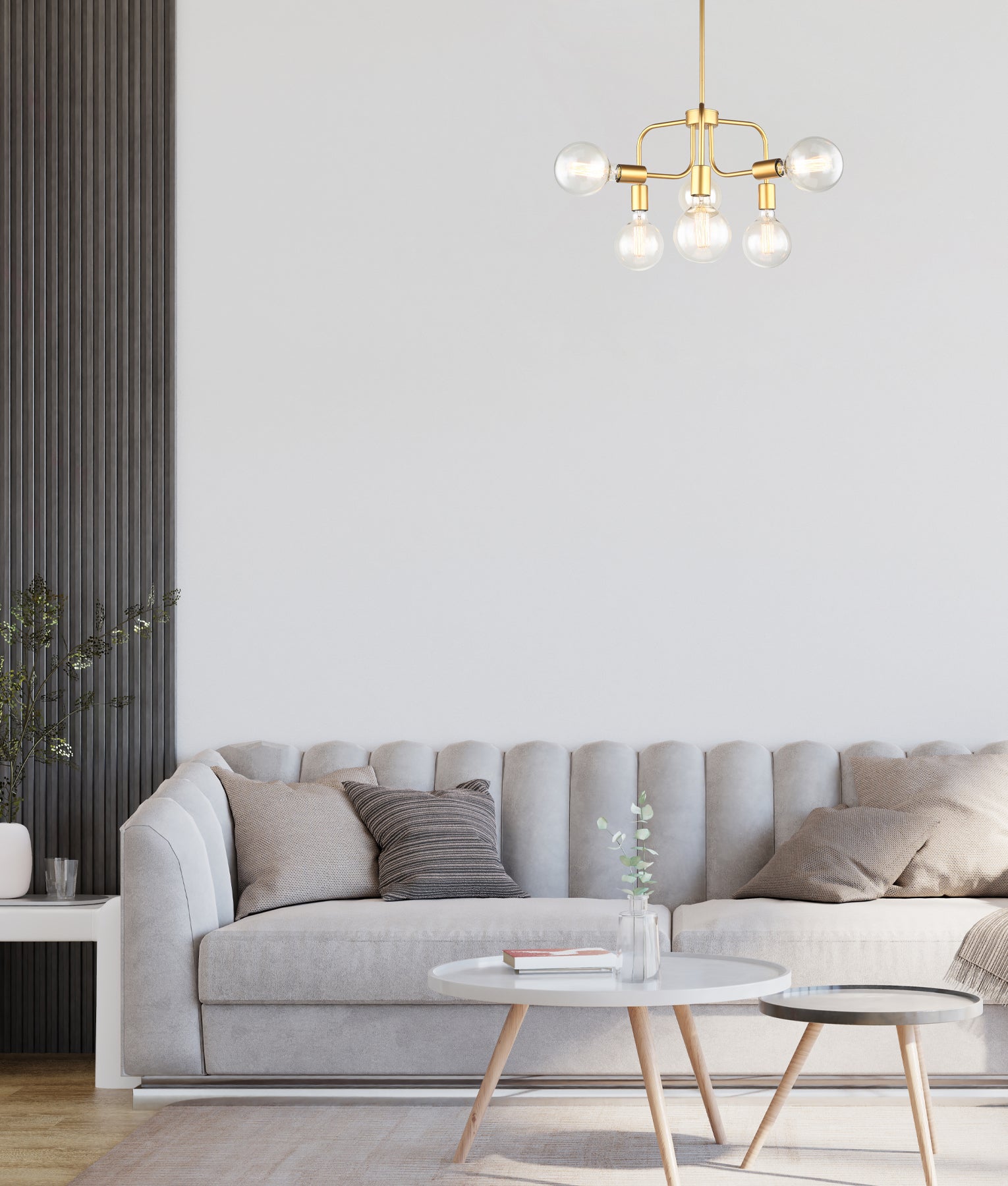 HEXA: Interior Modern Abstract Pendant Lights - 6 Lamps