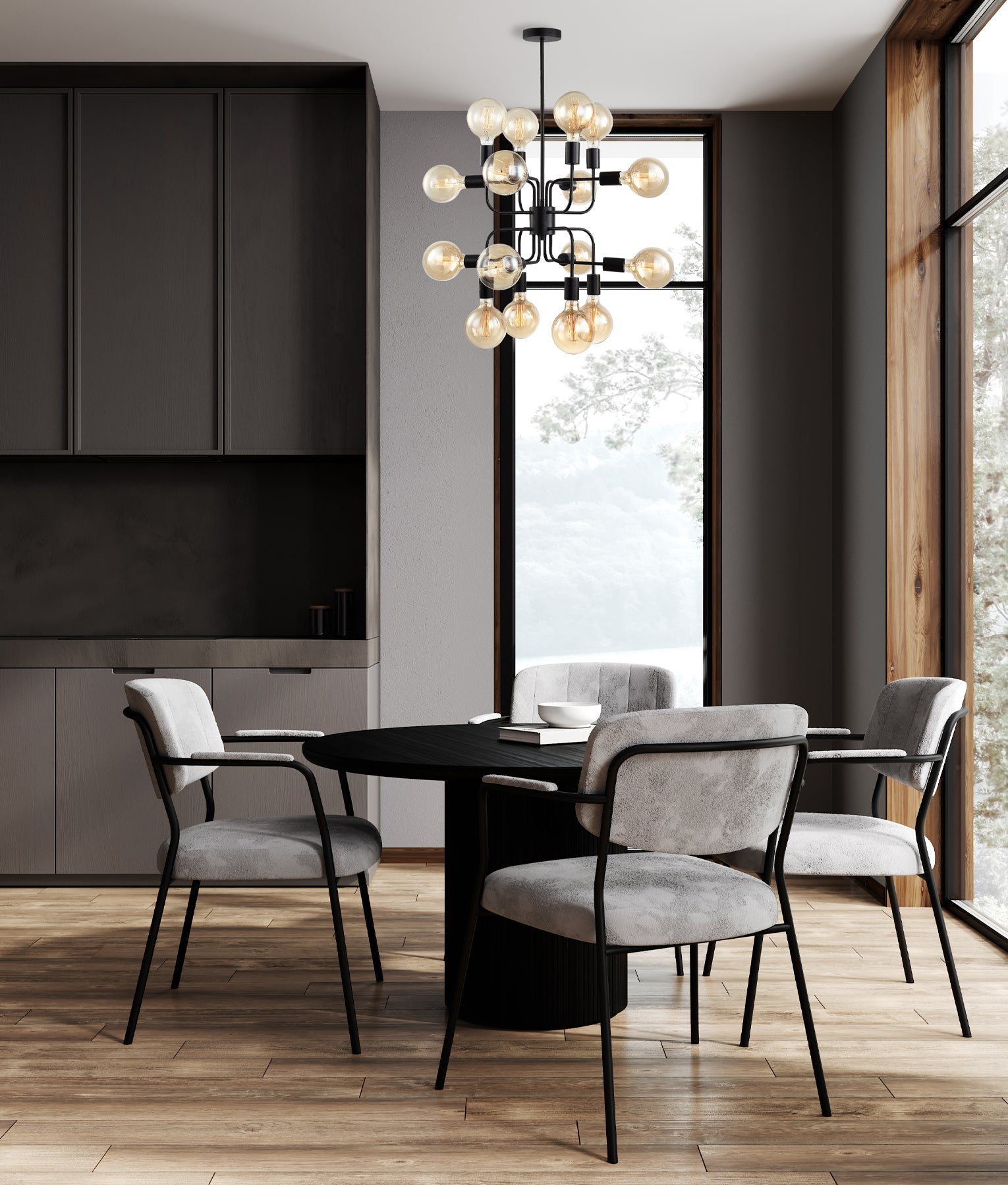 HEXADE: Interior Modern Abstract Pendant Light - 16 Lamps