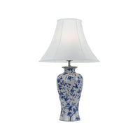 Thumbnail for Hulong Table Lamp in White and Blue with White Shade