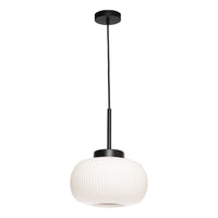 Thumbnail for Hutton 1 Light Pendant Black