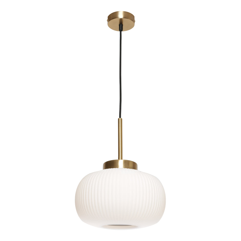 Hutton 1 Light Pendant Gold