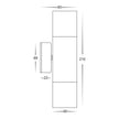 Havit 316 Stainless Steel Up & Down Light
