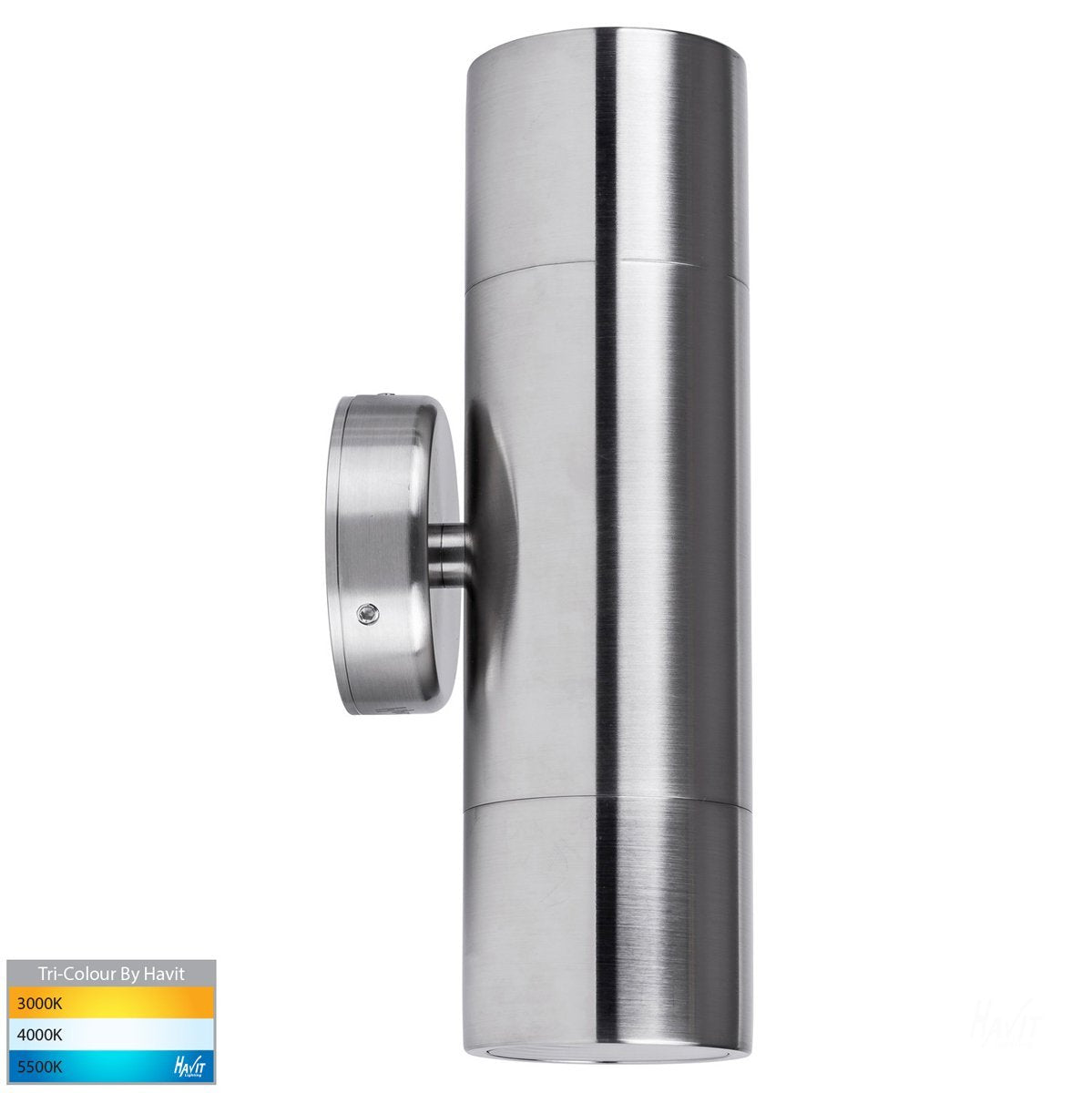 240v Tivah Up & Down Wall Pillar Light 316 Stainless Steel