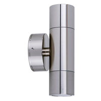 Thumbnail for 12v DC Mini Tivah Up & Down Wall Pillar Light 316 Stainless Steel in Warm White