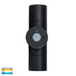 HV1025T-HV1027T - Tivah Black TRI Colour Up & Down Wall Pillar Lights