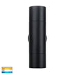 HV1025T-HV1027T - Tivah Black TRI Colour Up & Down Wall Pillar Lights