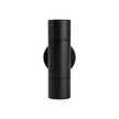 HV1027MR11NW - Mini Tivah Aluminium Black Up & Down Wall Pillar Lights