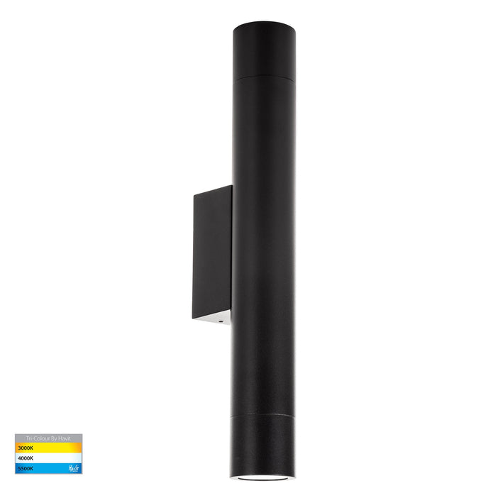 HV10293T - Dugo Up & Down Wall Pillar Light Black