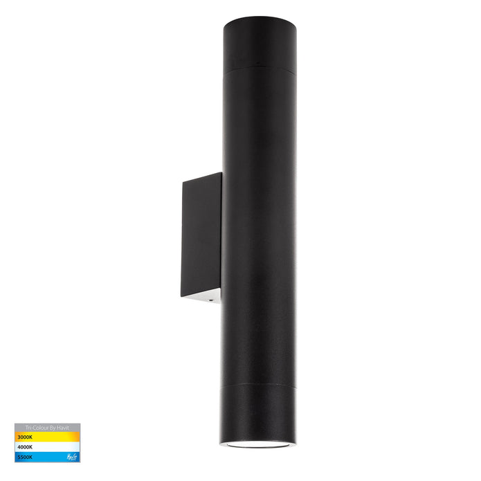 HV10294T - Dugo Up & Down Wall Pillar Light Black