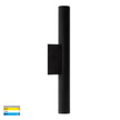HV10295T - Dugo Up & Down Wall Pillar Light Black