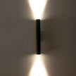 HV10295T - Dugo Up & Down Wall Pillar Light Black