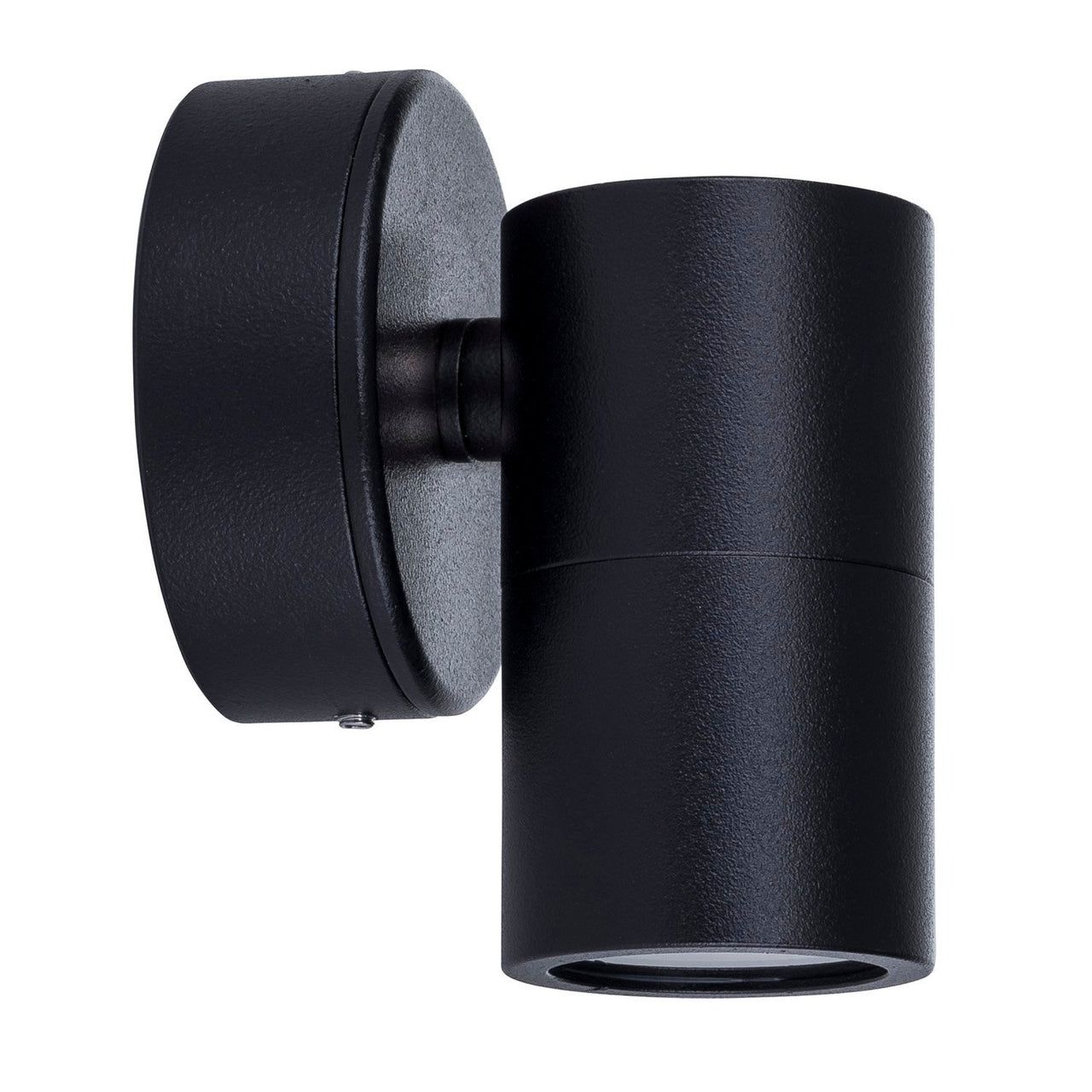 12v DC Mini Tivah Fixed Down Wall Pillar Light Black