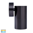 HV1175T-HV1177T - Tivah Solid Brass Graphite Coloured TRI Colour Fixed Down Wall Pillar Lights