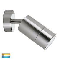 Thumbnail for Maxi Tivah 12W Tri-Colour LED Single Adjustable Wall Pillar Light 316 Stainless Steel