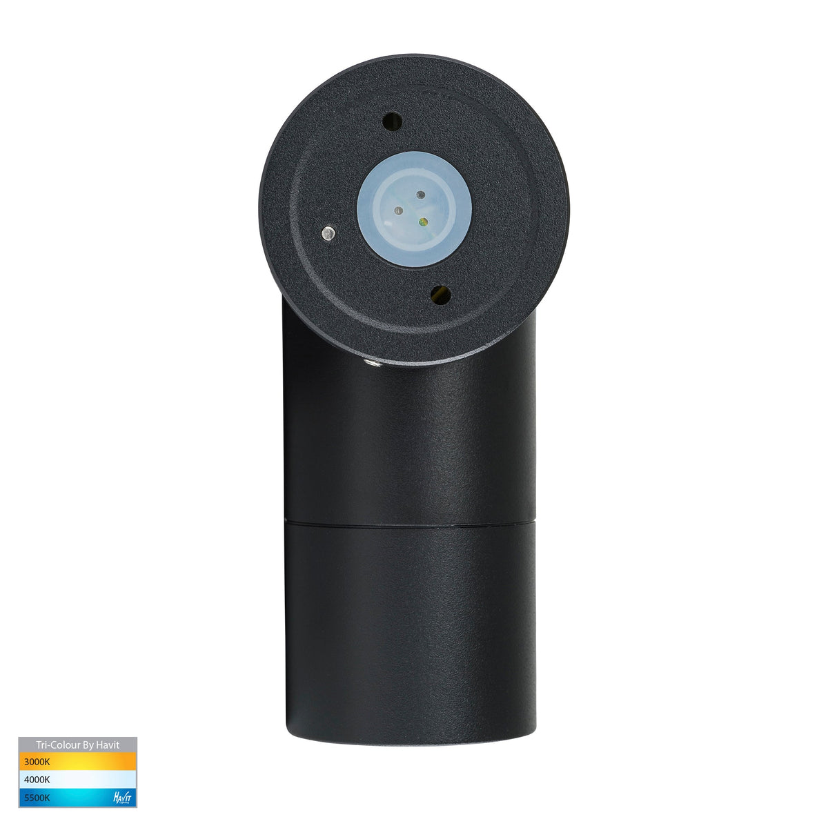 HV1225T-HV1227T - Tivah Black TRI Colour Single Adjustable Wall Pillar Lights