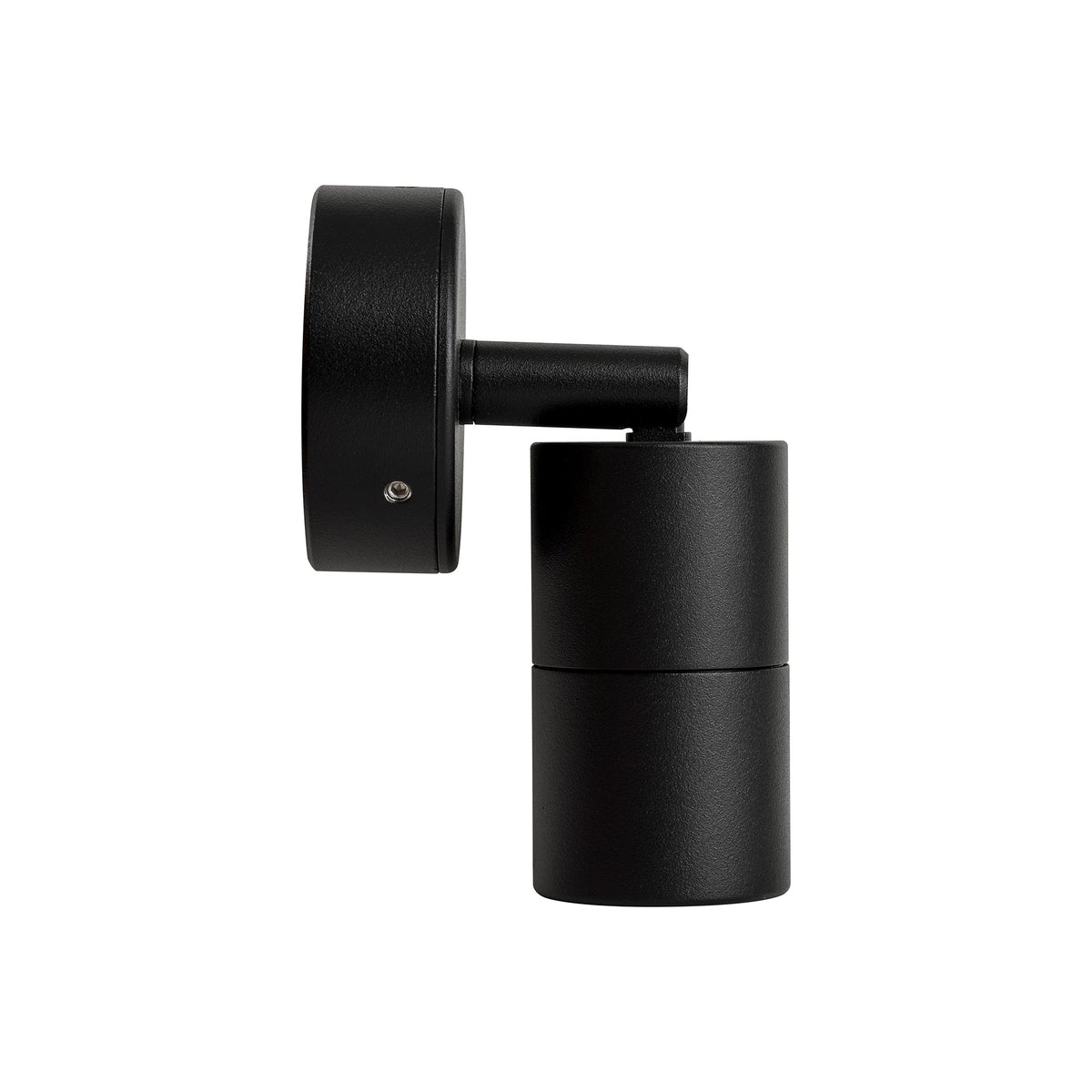 HV1227MR11NW - Mini Tivah Aluminium Black Single Adjustable Wall Pillar Lights