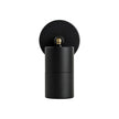 HV1227MR11NW - Mini Tivah Aluminium Black Single Adjustable Wall Pillar Lights