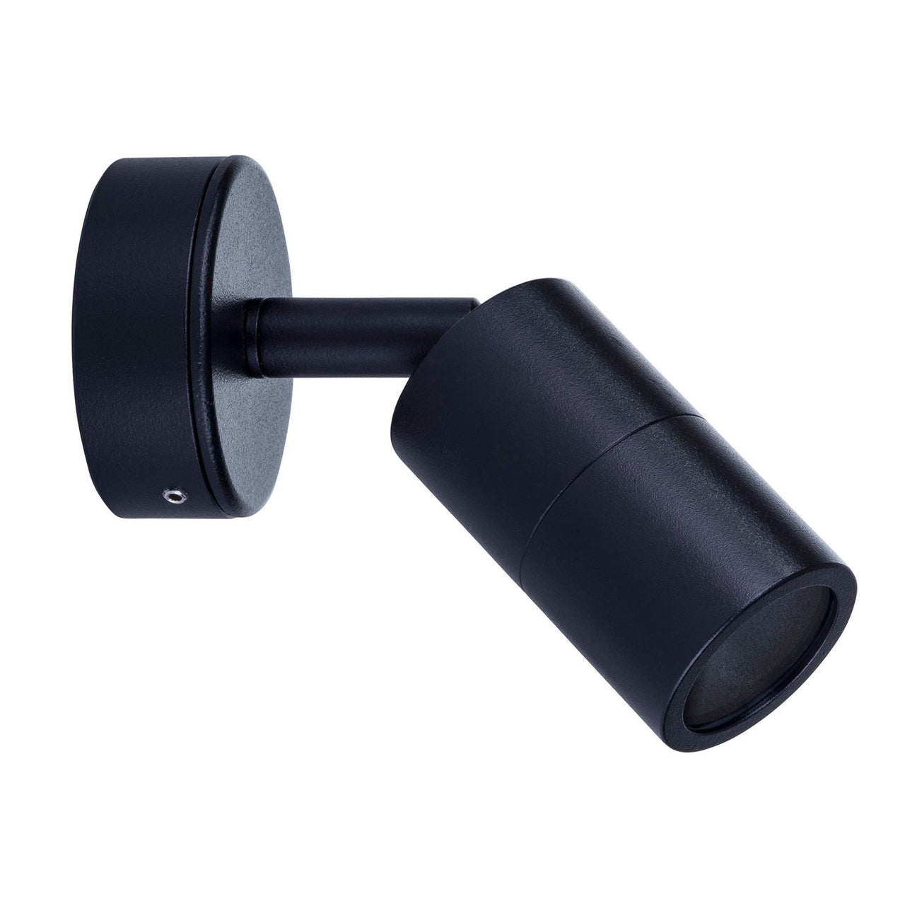 12v DC Mini Tivah Single Adjustable Wall Pillar Light Black