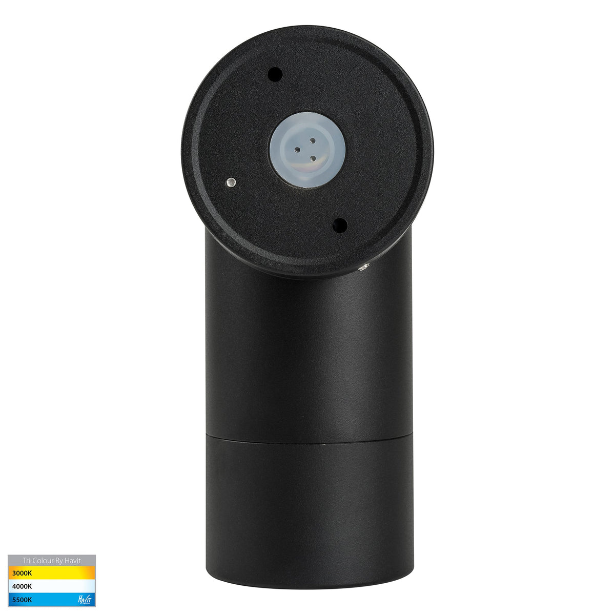 HV1228T - Maxi Tivah Aluminium Black TRI Colour Single Adjustable Wall Pillar Lights