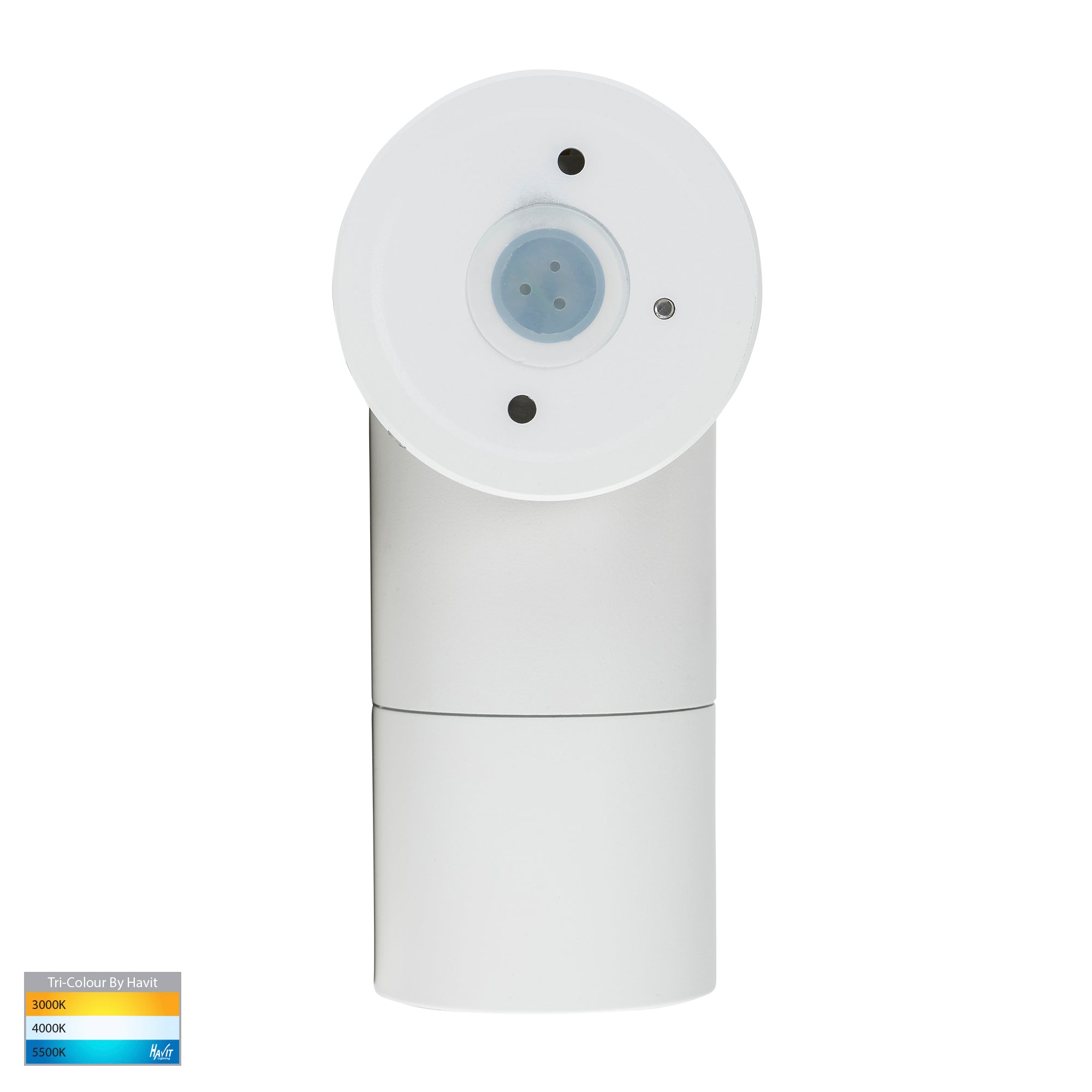 HV1235T-HV1237T - Tivah White TRI Colour Single Adjustable Wall Pillar Lights