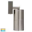 HV1271T - Piaz Stainless Steel TRI Colour Single Adjustable LED Wall Pillar Light