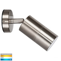 Thumbnail for 240v Fortis Single Adjustable Wall Pillar Light Stainless Steel