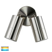 HV1305T-HV1307T - Tivah 316 Stainless Steel TRI Colour Double Adjustable Wall Pillar Lights