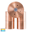 HV1315T-HV1317T - Tivah Solid Copper TRI Colour Double Adjustable Wall Pillar Lights