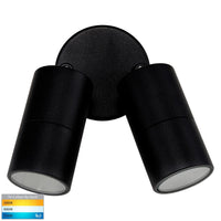 Thumbnail for 240v Tivah Double Adjustable Wall Pillar Light Black