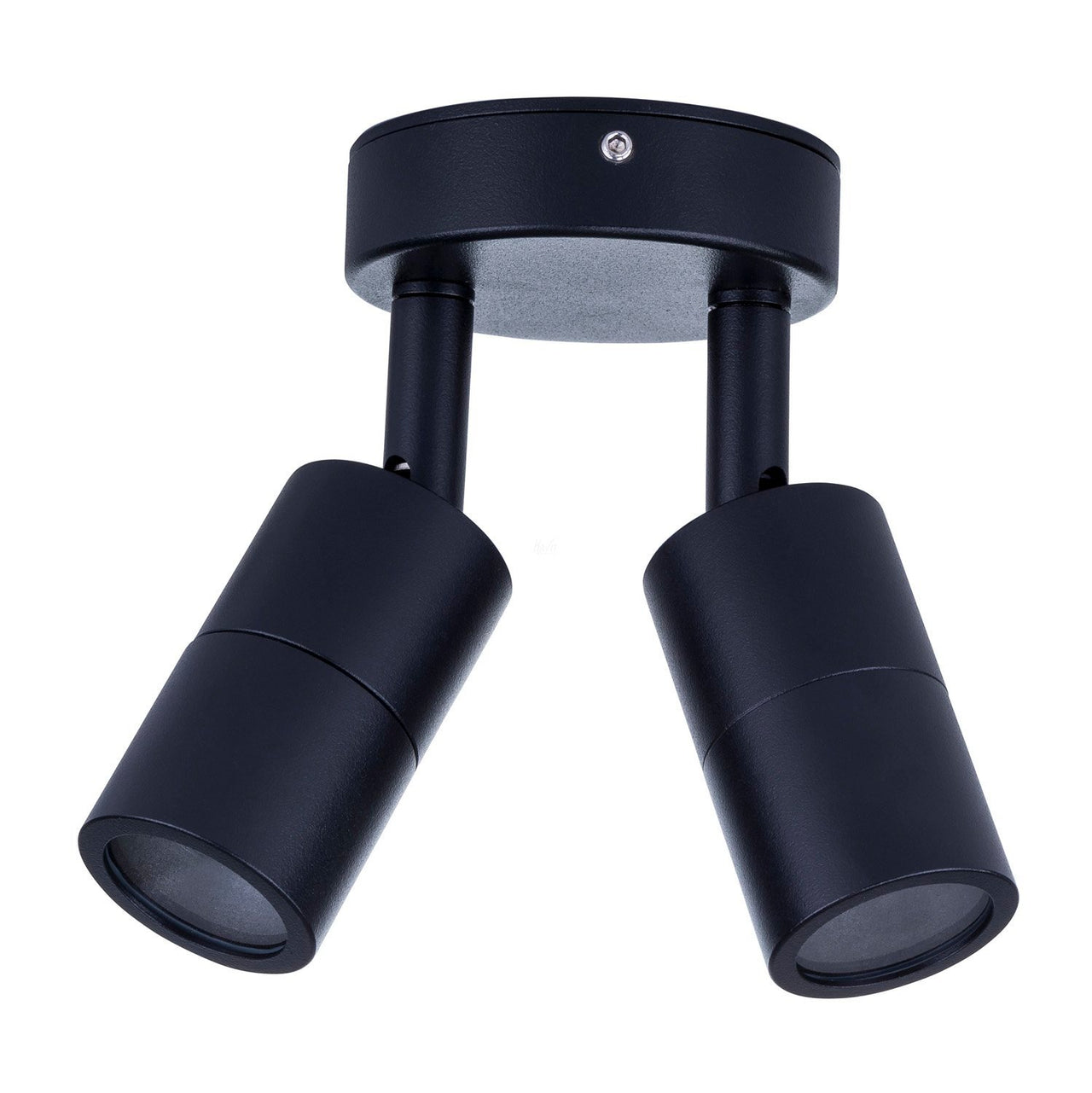 12v DC Mini Tivah Double Adjustable Wall Pillar Light Black