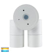 HV1335T-HV1337T - Tivah White TRI Colour Double Adjustable Wall Pillar Lights