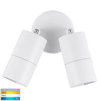 Thumbnail for 240v Tivah Double Adjustable Wall Pillar Light White