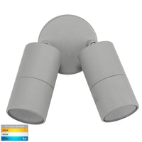 Thumbnail for 240v Tivah Double Adjustable Wall Pillar Light Silver