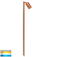 Thumbnail for 12v DC Tivah Single Adjustable Spike Spotlight - 1000mm Spike Solid Copper