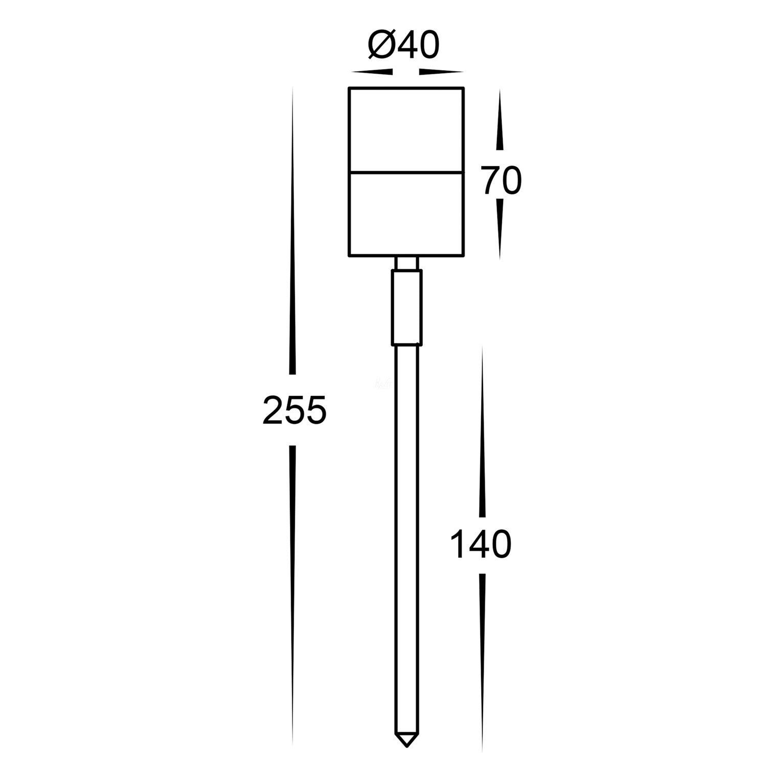 HV1426NW-SS316- Mini Tivah 316 Stainless Steel 3W Spike Light