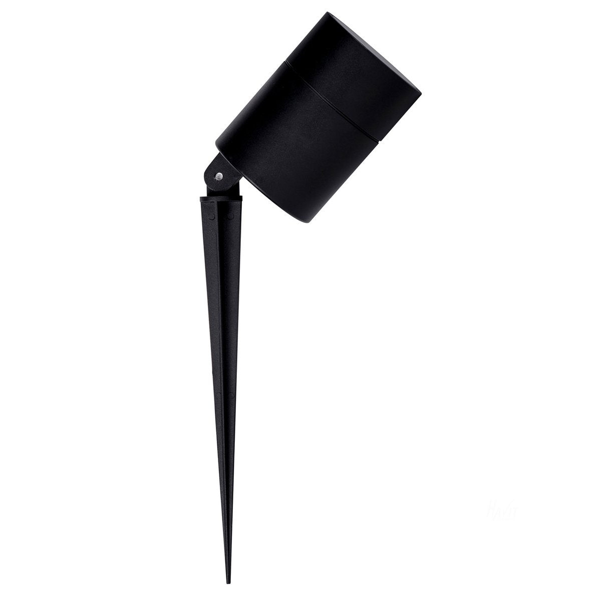 12v DC 12w LED Oasis Single Adjustable Spike Spotlight - 260mm Spike Black in 5500K