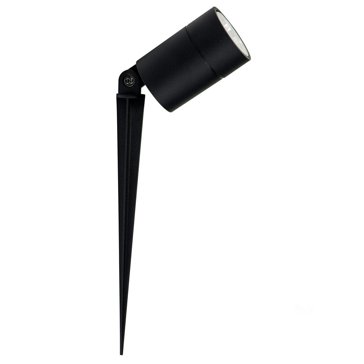 12v DC 7w LED Oasis Single Adjustable Spike Spotlight - 260mm Spike Black in 5500K