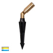 HV1435T-BR - Cilindor Brass 3w LED Garden Spike Light