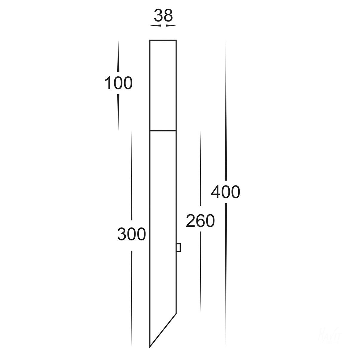 12v DC Vidro Garden Spike Light with Frosted Glass Diffuser Stainless Steel in Warm Light