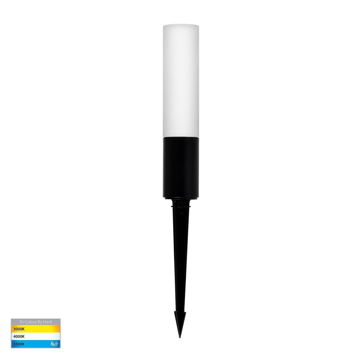 HV1449T-BLK-24V - Akril Aluminium Black Spike Light