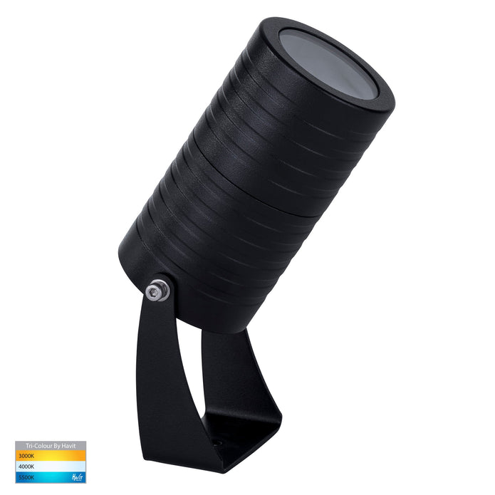 HV1462T-BLK - Nova Aluminium Black 5w LED Garden Spike Light