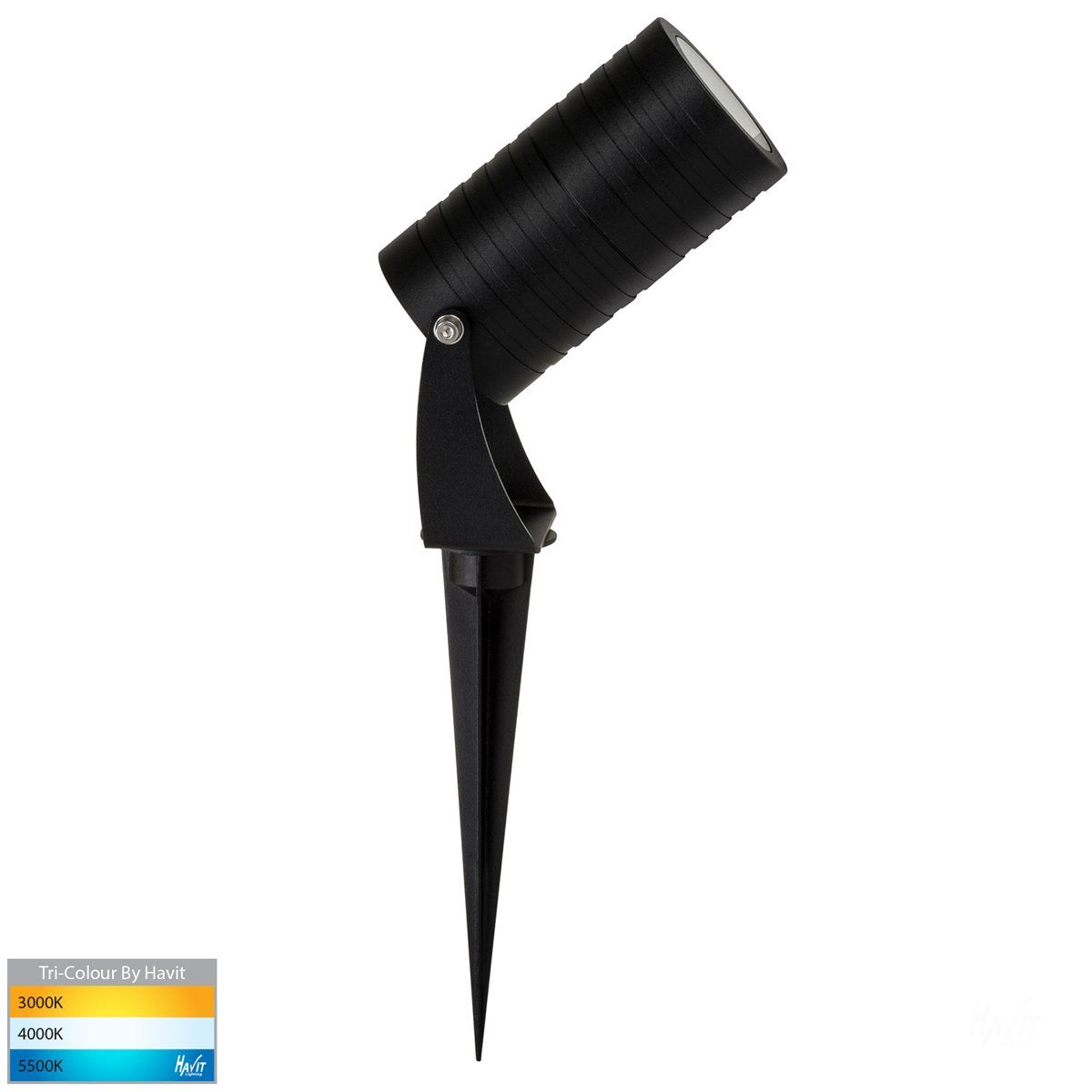 12v DC Nova Garden Spike or Surface Mounted Light IP65 Black